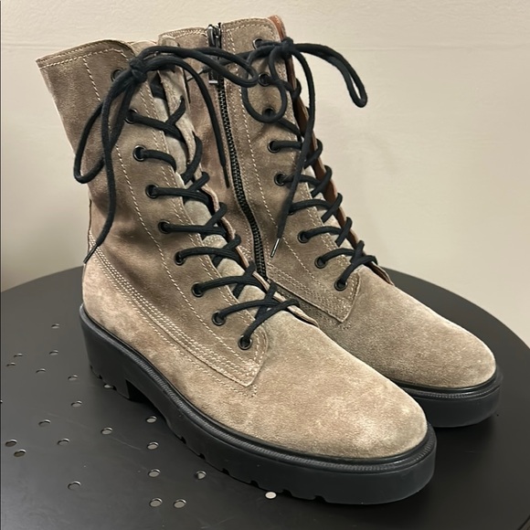 PAUL GREEN ‘Jackson’ Lug Sole Lace Boot, Tan, UK 6.5/US 9, EXCELLENT CONDITION - Picture 3 of 15